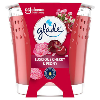 Glade Luscious Cherry & Peony scented candle 112 g