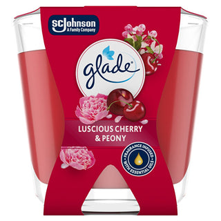 Glade Luscious Cherry & Peony scented candle 70 g