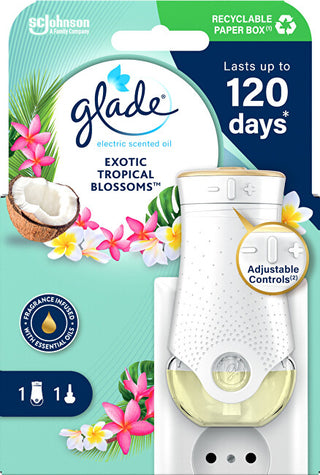 Glade Electric air freshener + Ricarica Exotic Tropical Blossoms 20 ml