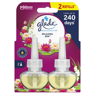 Glade Set of refills per the Relaxing Zen electric air freshener 2 x 20 ml