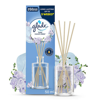 Glade Reeds Pure Clean Linen stick diffuser 50 ml