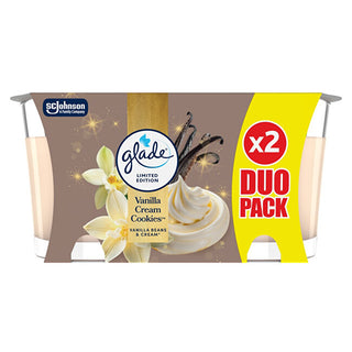 Glade DUO candles 2x112g Vanilla Cook