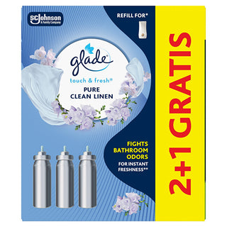 Glade Touch & Fresh Pure Clean Linen 2+1 air freshener Ricarica set
