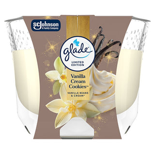 Glade Vanilla Cream Cookies scented candle 204 g