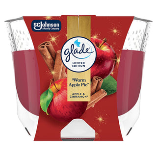 Glade Warm Apple Pie scented candle 204 g