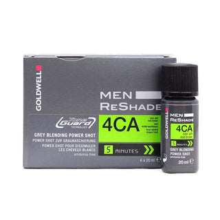 Goldwell Men ReShade 4CA Cool Ash Medium Brown Tinta uomo 4x20 ml — Tinta capelli uomo