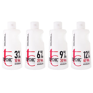 Goldwell Emulsja utleniająca Topchic Lotion 3%, 6%, 9%, 12% - 1000 ml 3% - obj. 10.