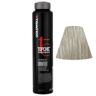 Goldwell TopChic , Tintura Permanente Per Capelli, 11V Special Biondo Viola, 250 ml
