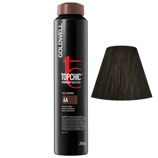 Goldwell TopChic, Tintura Permanente Per Capelli, 6A Biondo Scuro Cenere, 250 ml