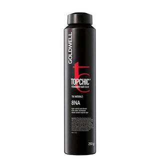 Goldwell TopChic, Tintura Permanente Per Capelli, 8NA Biondo Chiaro Cenere Naturale, 250 ml