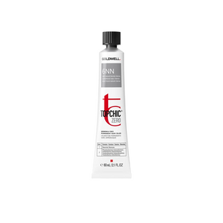 Goldwell TopChic Zero , Tintura Permanente Per Capelli, 6NN Biondo Scuro Naturale, 60 ml