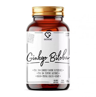 Goodie Ginkgo Biloba - Estratto Premium Min. 24% Glicosidi Di Ginkgo 60 Capsule