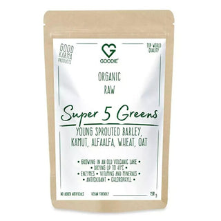 Goodie Super 5 Greens - dried juices BIO & RAW 150 g