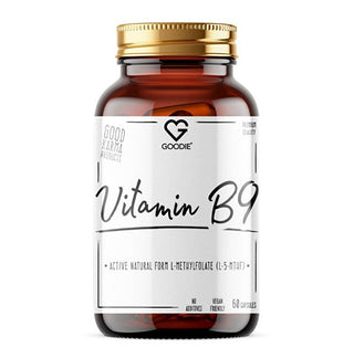 Goodie Vitamin B9 - Active form L-methylfolate (5-MTHF) 60 capsules