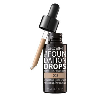 Gosh Tekuté podkladové kapky 008 Honey SPF 10 30 ml