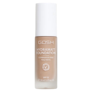 Gosh Hydramatt, fondotinta liquido opaco, 012N, scuro medio, SPF15, 30 ml