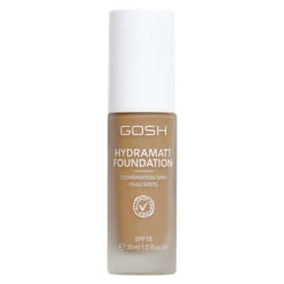 Gosh Hydramatt, fondotinta liquido opaco, 014Y, scuro, SPF15, 30 ml