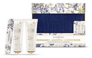 The Luxury Bathing Company Set Regalo Per La Cura Del Corpo Al Bergamotto, Zenzero E Citronella 4 Pezzi
