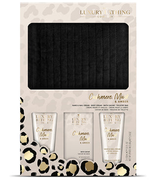 The Luxury Bathing Company Set Regalo Per La Cura Del Corpo Cashmere, Muschio E Ambra 4 Pezzi