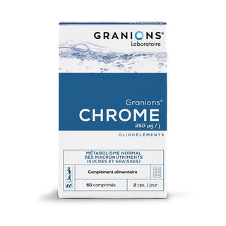 Granions Cromo, controllo dello zucchero nel sangue e contenimento del desiderio di zucchero, capsule, 60 capsule