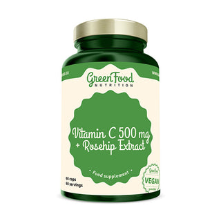 Greenfood Vitamina C Naturale + Estratto Di Rosa Canina 60 Capsule