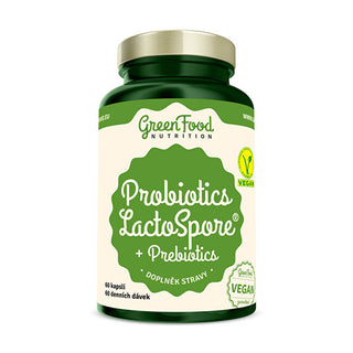 Greenfood Probiotici Lactospore® + Prebiotici 60 Capsule