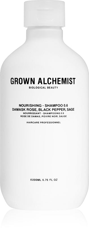 Grown alchemist Shampoo Nutritivo Rosa Damascena, Pimenta Preta, Sálvia - 200ml