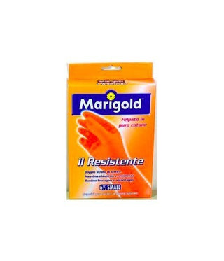 Marigold Luvas Resistentes em Látex Felpadas em Algodão para Uso Doméstico Tamanho Médio 