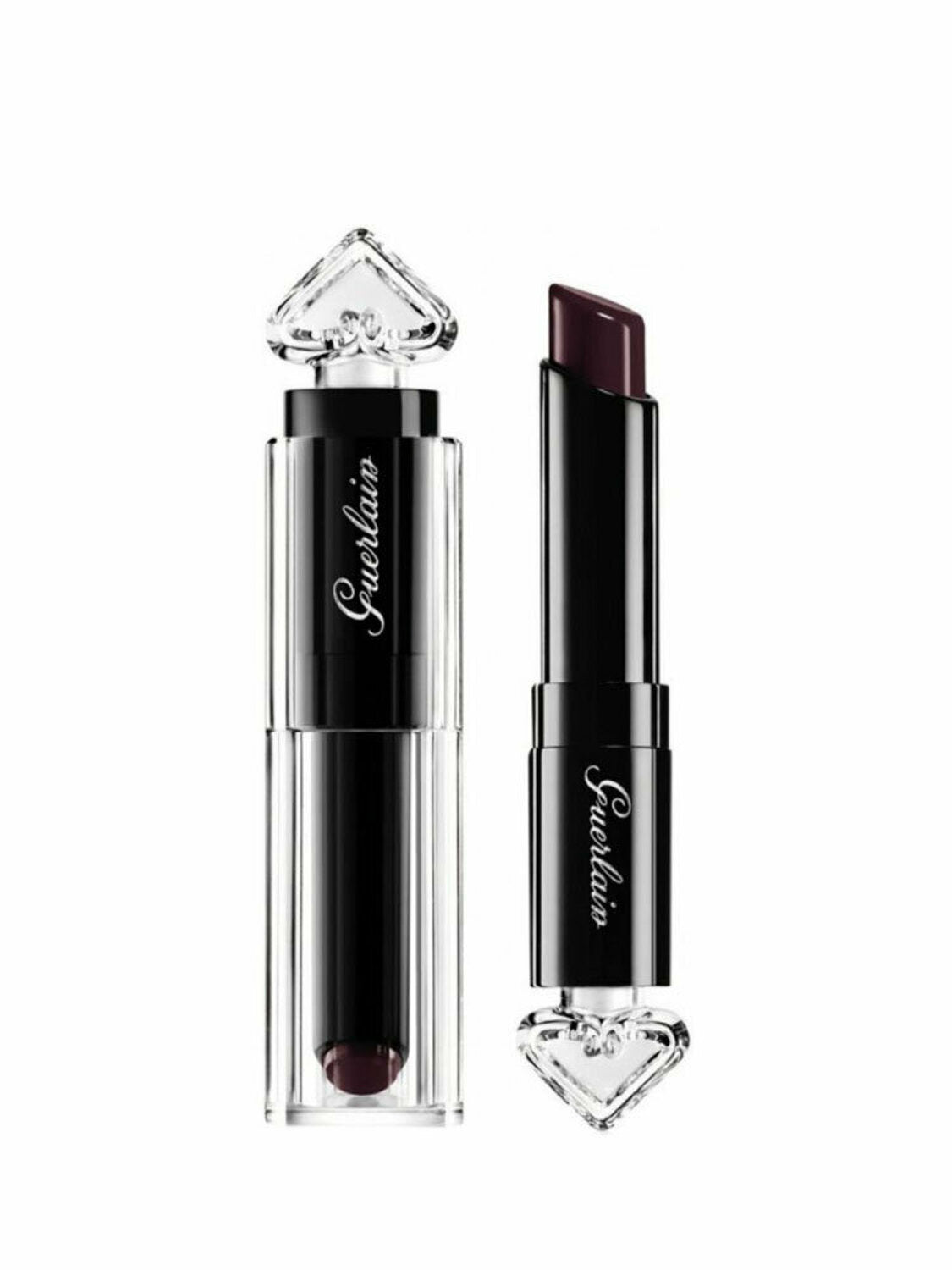 Guerlain Dlouhotrvající krémová rtěnka La Petite Robe Noire odstín 74 Plum Passion 2,8 g