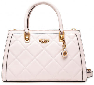 Guess, Abey, poliestere, borsa in tessuto, scomparto foderato, conchiglia, HWQB8558060, 33 x 21 x 11,5 cm