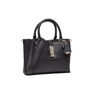Guess, Albury, pelle sintetica, borsa in tessuto, nero, hwvg81 31050, da donna, 28,5/32 x 21 x 12 cm