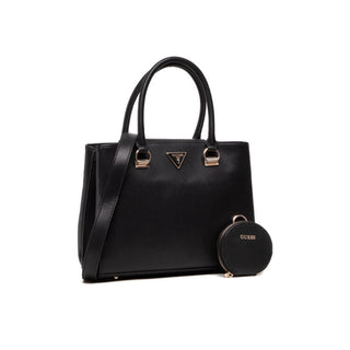 Guess, Alexie, pelle sintetica, borsa in tessuto, nero, HWVG84, da donna, 27 x 23 x 11 cm