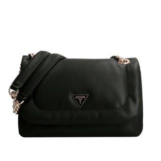 Guess, Alexie, pelle sintetica, borsa in tessuto, nero, VG840121, da donna, 24 x 11 x 9,5 cm