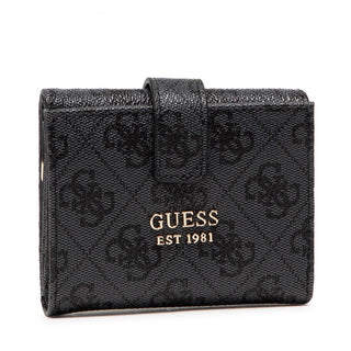 Guess, Alisa, portafoglio in tessuto, 23380, nero, da donna