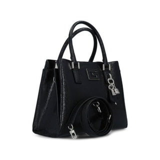Guess, Blane, pelle sintetica, borsa in tessuto, nero, HWGG81 26060, 26/31 x 24 x 13,5 cm