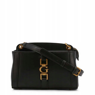 Guess, Brianna, Pelle sintetica, Borsa a tracolla in tessuto, Nero, HWVB8489140BLA, Da donna