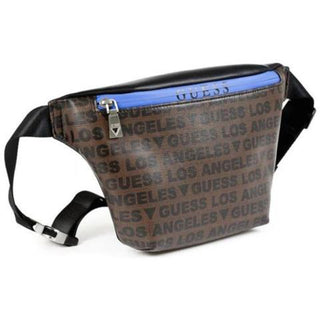 Guess, Dan, marsupio in tessuto, Bum, nero/marrone, da uomo