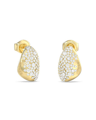 Guess Designer gold-plated Orecchini Moon Drops JUBE06255JWYGT/U