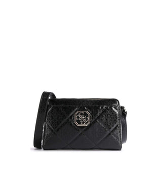 Guess, Dilla, Fabric Shoulder Bag, Black, Mini, Women