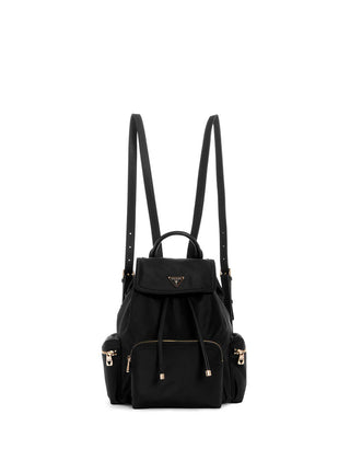 Guess, Eco Gemma, zaino in tessuto, nero, da donna