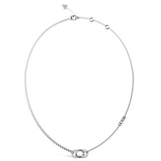 Guess Elegant steel Collana with crystals JUBN04509JWRHT-U