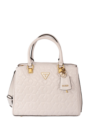 Guess, Elenia Girlfriend, borsa in tessuto, pietra, da donna