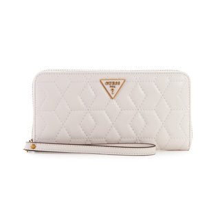 Guess, Elenia, Portafoglio in tessuto, SLG Grande con cerniera, Pietra, da donna