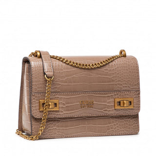 Guess, borsa in tessuto, rum chiaro, HWCB78, da donna, 23,5 x 16 x 8,5 cm