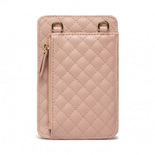 Guess, Guess, Skóra PU, Torba materiałowa, Etui na telefon, Różowy, PW1510P2301, Kobiety, 11 x 16,5 x 1,5 cm