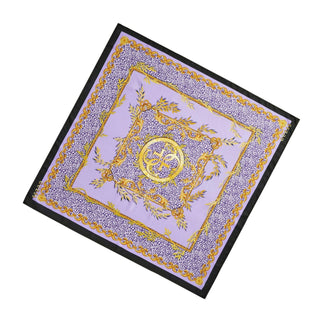 Guess, υφασμάτινο κασκόλ, μωβ, 90 x 90, για γυναίκες