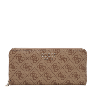Guess, Stoffgeldbörse, SLG mit großem Reißverschluss, SWSG6995460, Braun, Damen