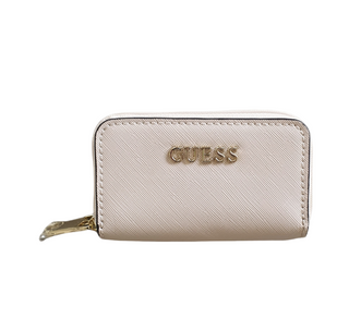 Guess, Stoffgeldbörse, SLG-Karte, PWVANIP2111IVO, beige, Damen