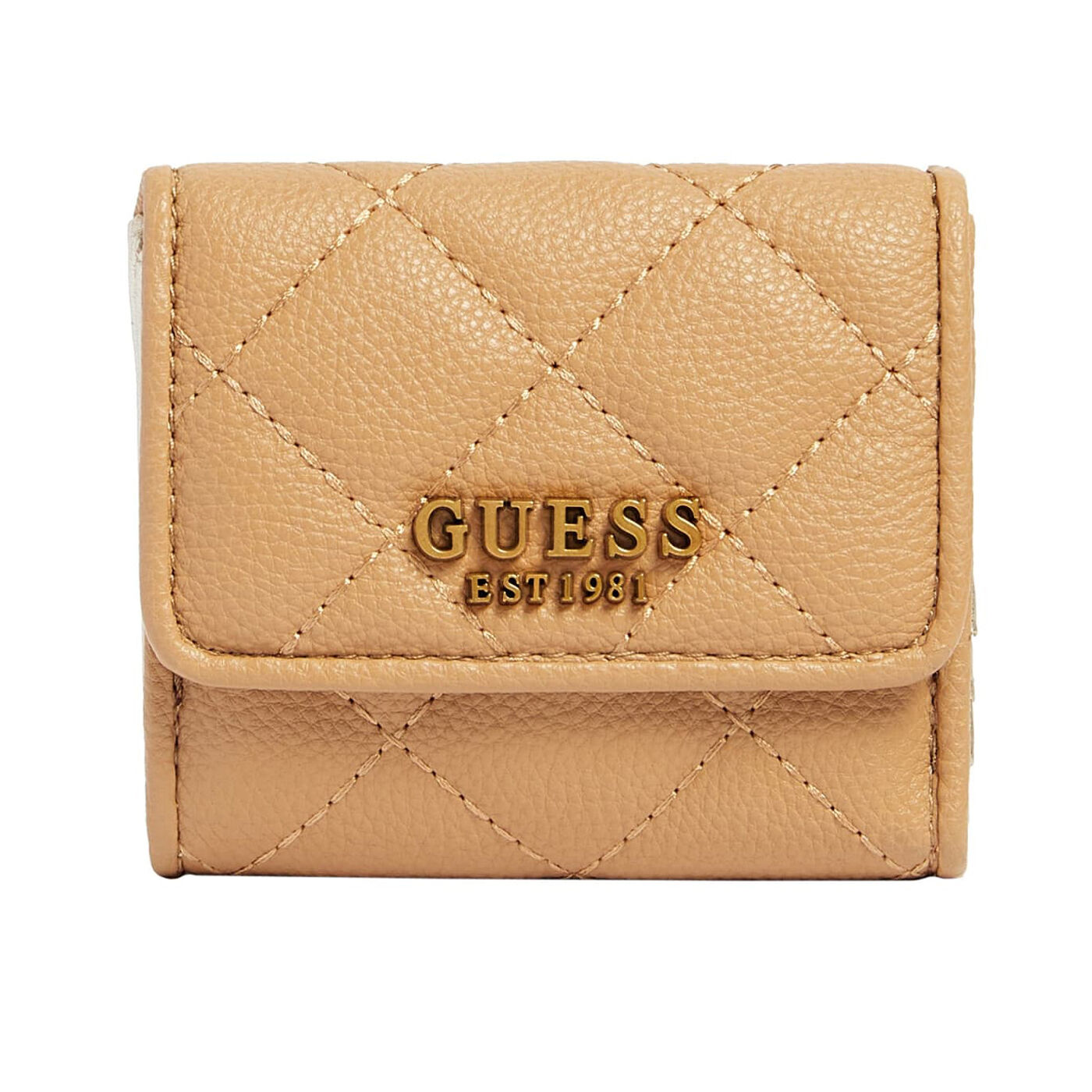 Guess, محفظة قماشية، SWQB8558440، بيج، للنساء