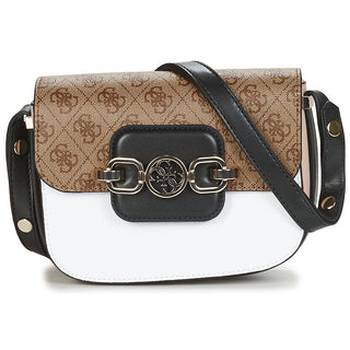 Guess, borsa in tessuto, mini, latte, da donna